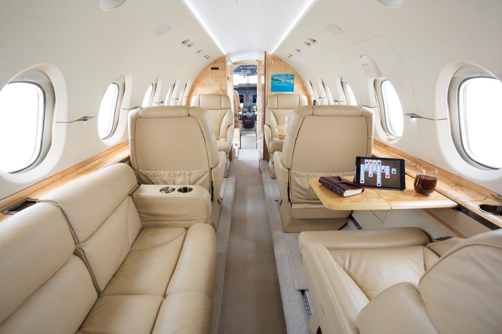Mid-size Private Jet - Hawker 900XP: Interior | VelocityJets
